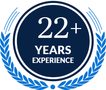 22 years logo